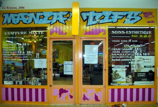 Salon de coiffure – île de la Reunion – 2006