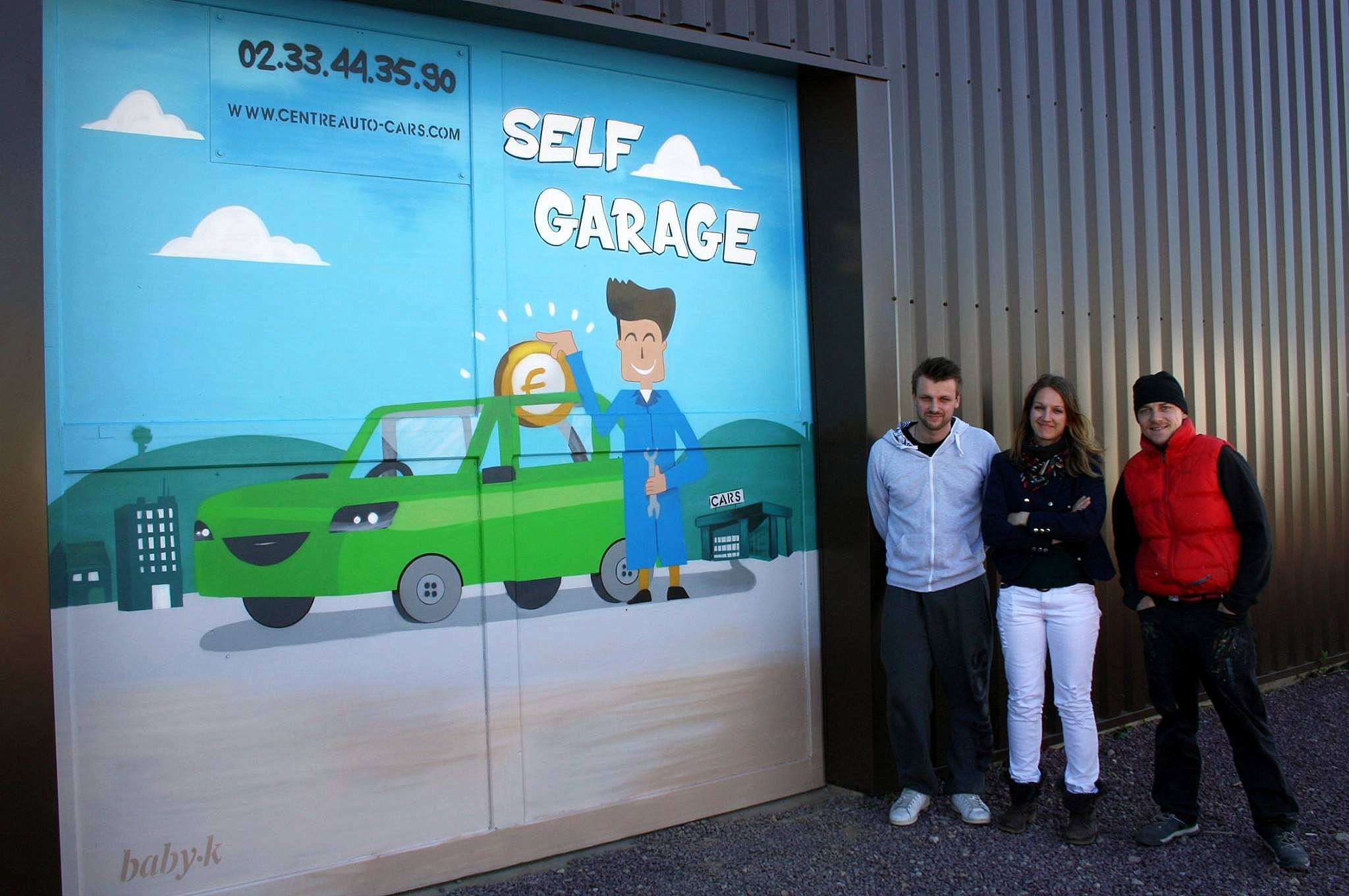 Garage self service -Cherbourg – avril 2015